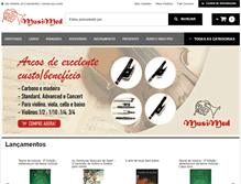 Tablet Screenshot of musimed.com.br